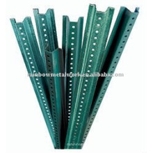 Steel Galvanized/Green U-channel posts